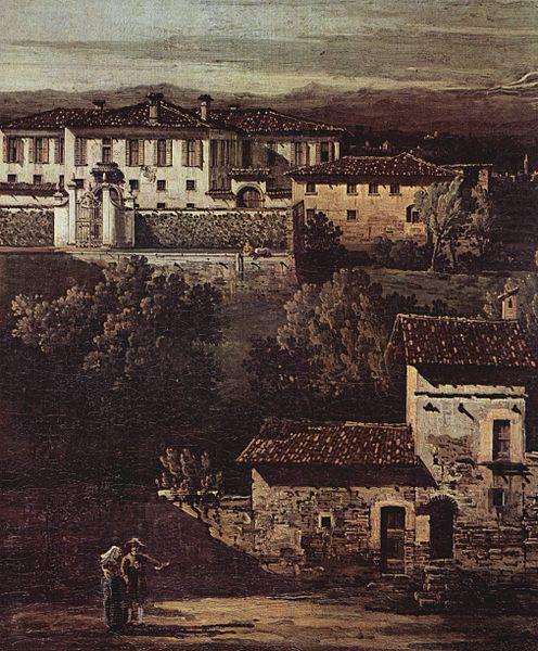 Bernardo Bellotto Das Dorf Gazzada, Blick von Sud-Ost auf die Villa Melzi d'Eril china oil painting image